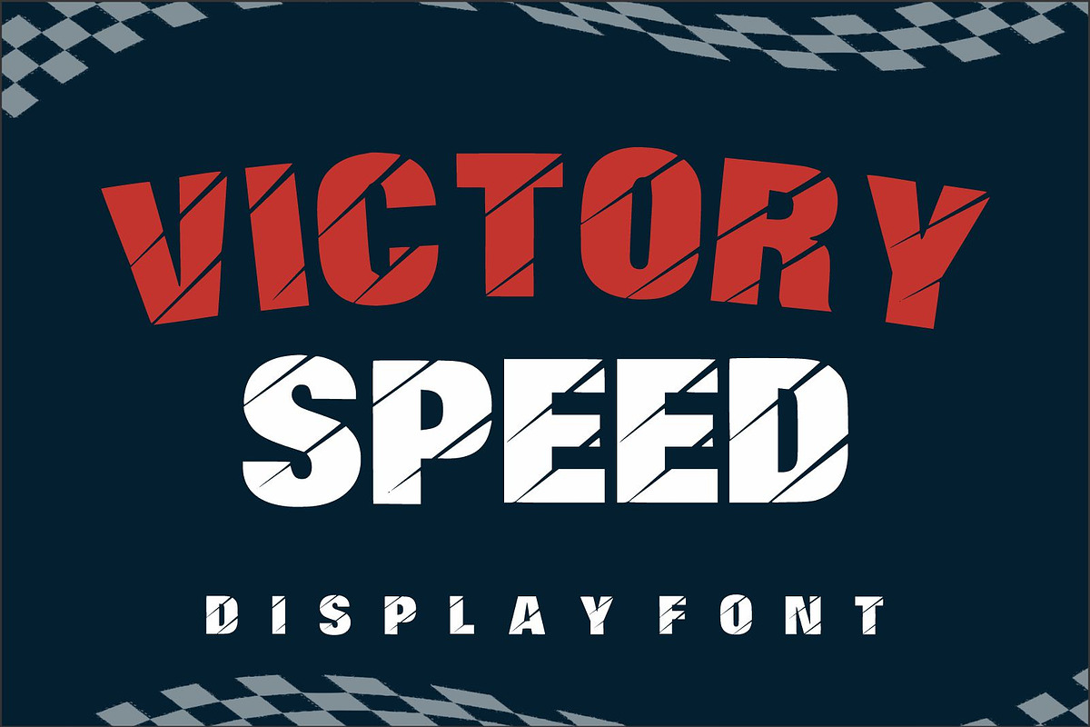 Victory Speed, a Font by Limited.studio (Photo 1 of 4)