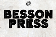 Besson - 2 vintage fonts, a Sans Serif Font by Leitmotif (Thumbnail 1 of 5)