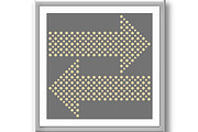 Fine Dotted Arrows, an Object Graphic by FineArtStudio (Thumbnail 2 of 3)