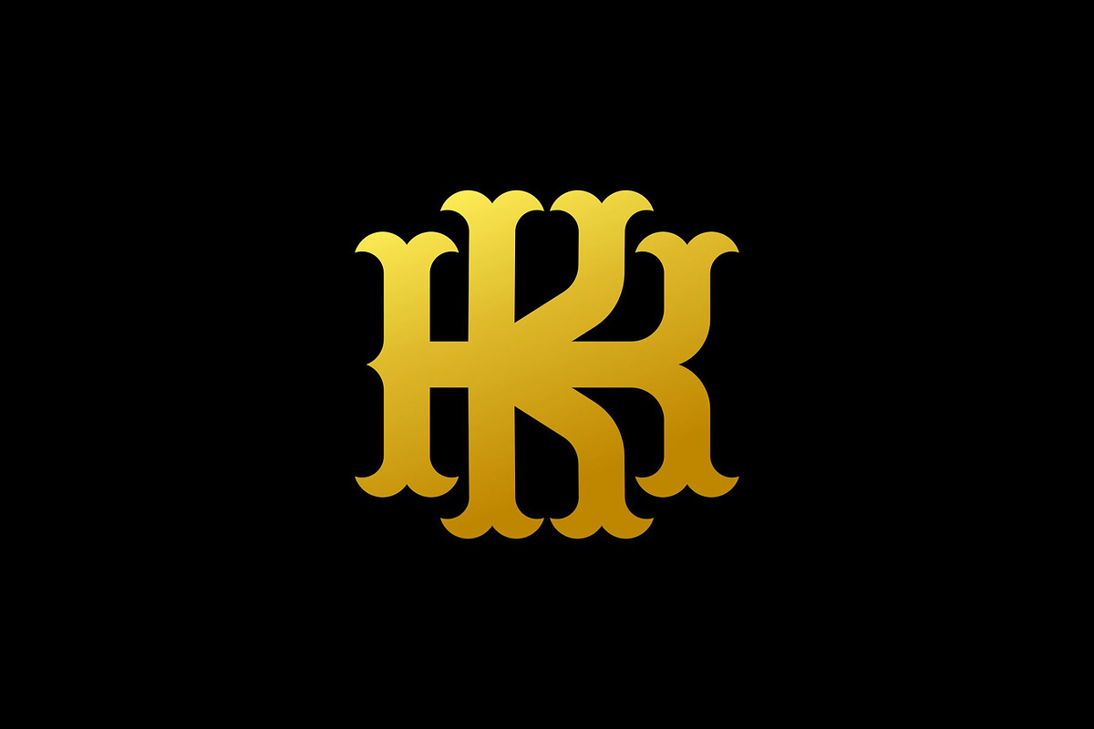 Monogram Letter KK Logo