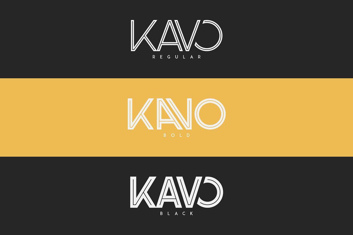 Kavo Inline | 3 fonts + 6 Logos, a Symbol Font by VP Fonts (Photo 2 of 11)