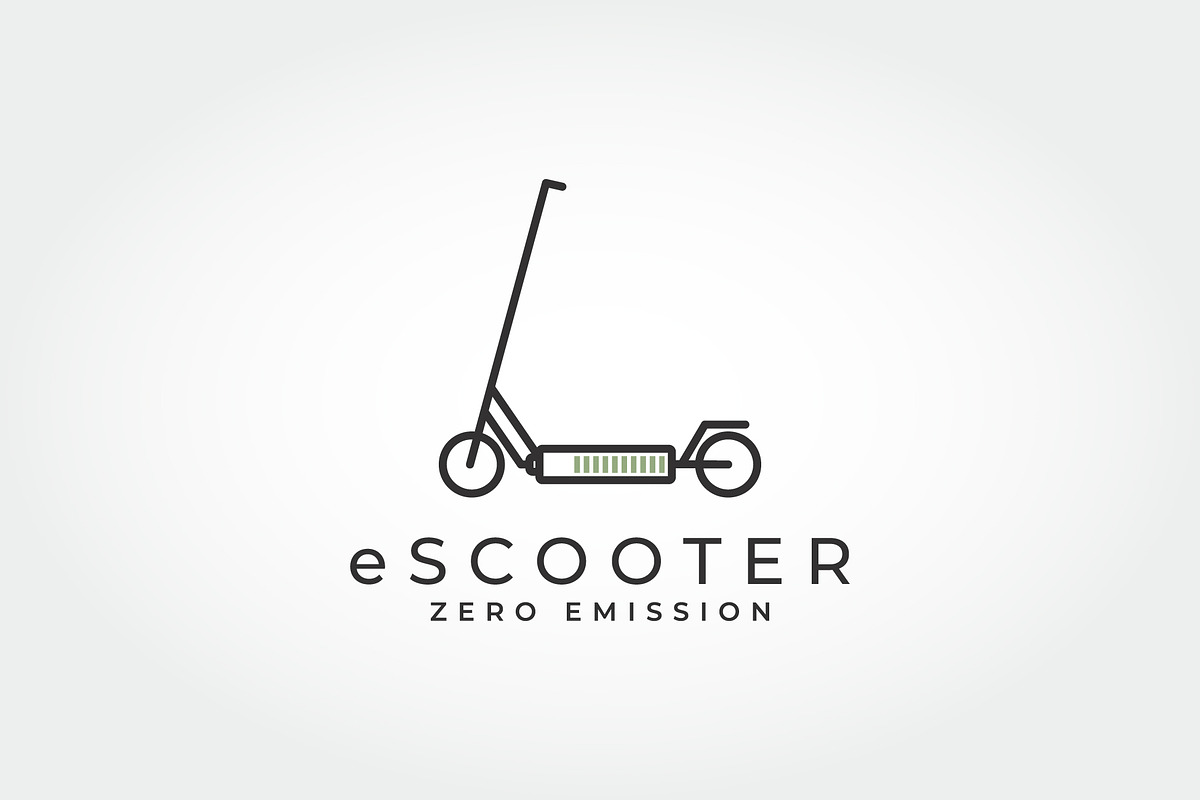 electric scooter icon illustration, a Branding & Logo Template by PrastHF