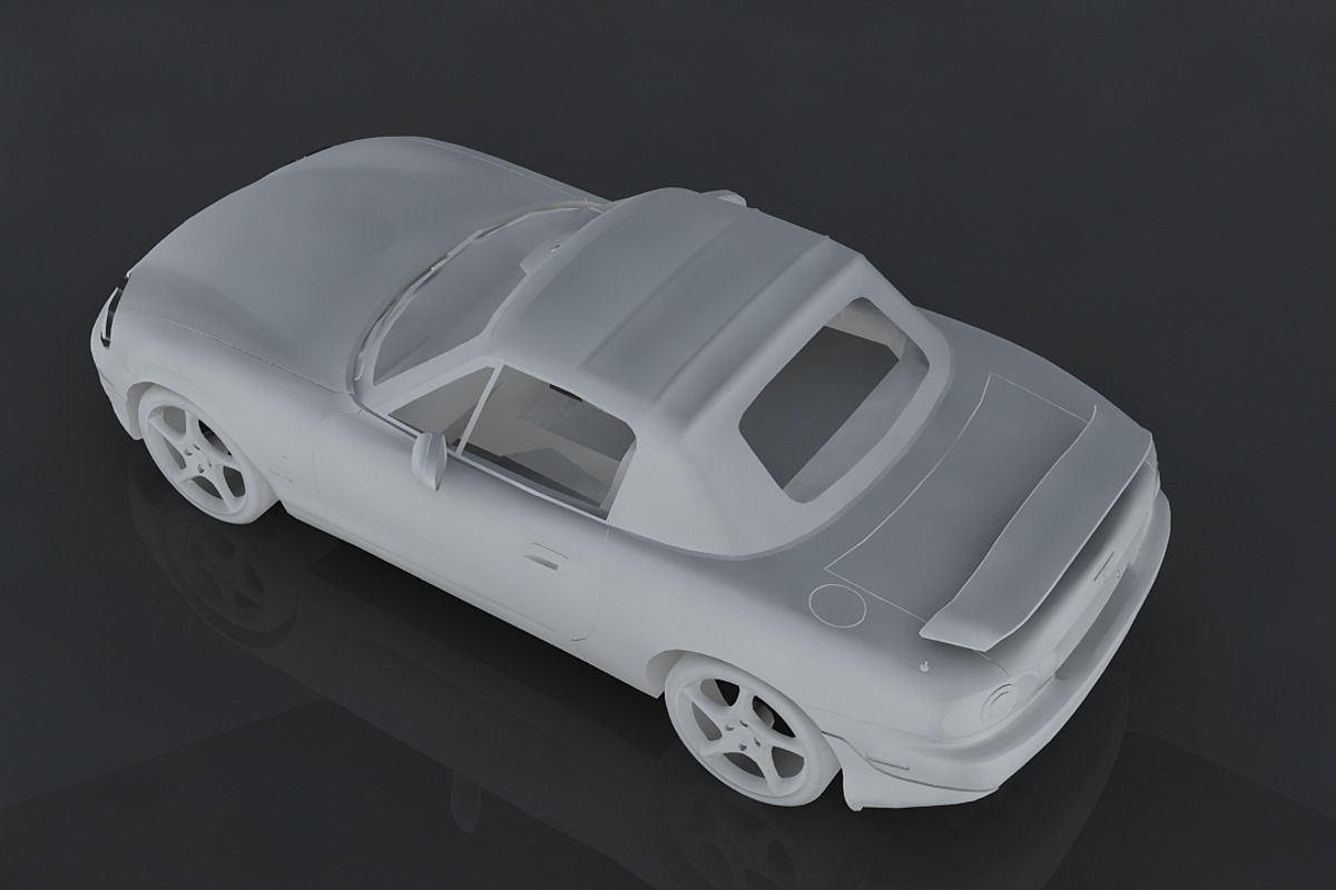 2001 Mazda Roadster Mazdaspeed, a Cars & Vehicle 3D Model by valtriiu (Photo 8 of 12)