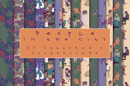 People in the city