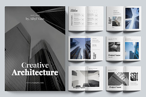 Architecture Portfolio, a Brochure Template by ContestDesign