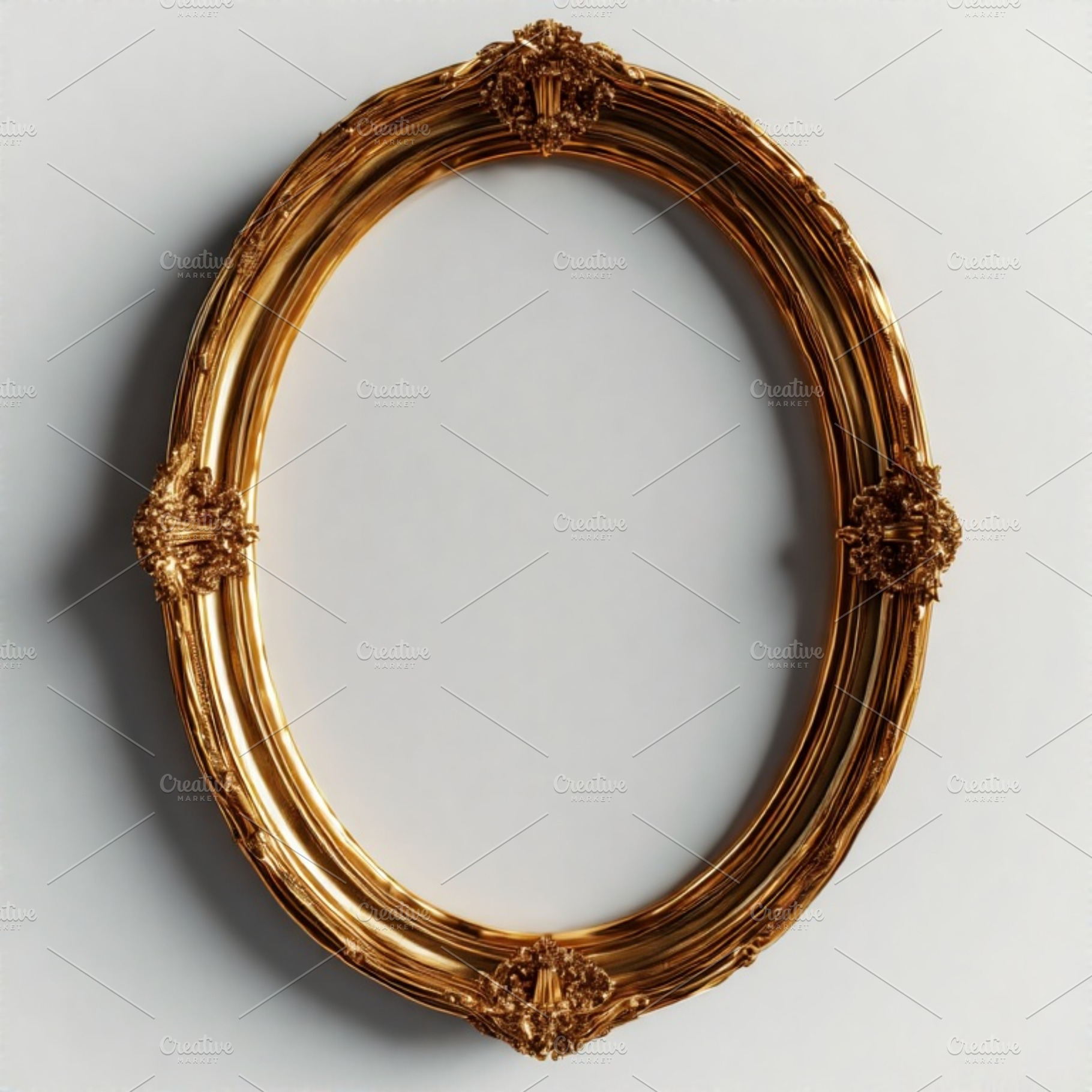 Gold frame stock image, an Abstract Photo by ComfortQ