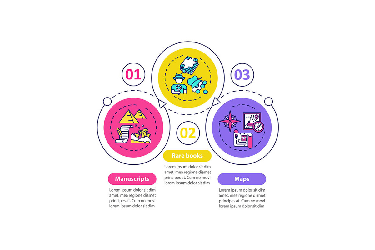 Archive collections infographic, a Templates & Theme by IMG Visuals