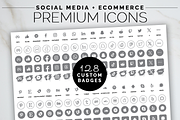 Online Presence Icon Set, a Solid Icon by Bdemm Studio (Thumbnail 1 of 6)