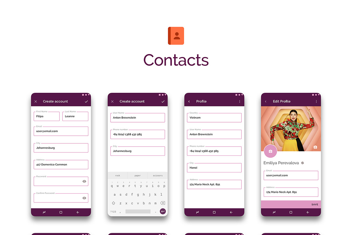 Prototype 86 - Template For Android, an UI Kit Template by App for Mobile & Website (Photo 6 of 28)