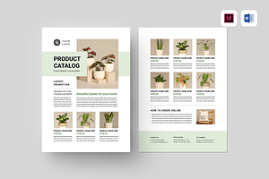 Product Catalog Sheet, a Flyer Template by Leaflove