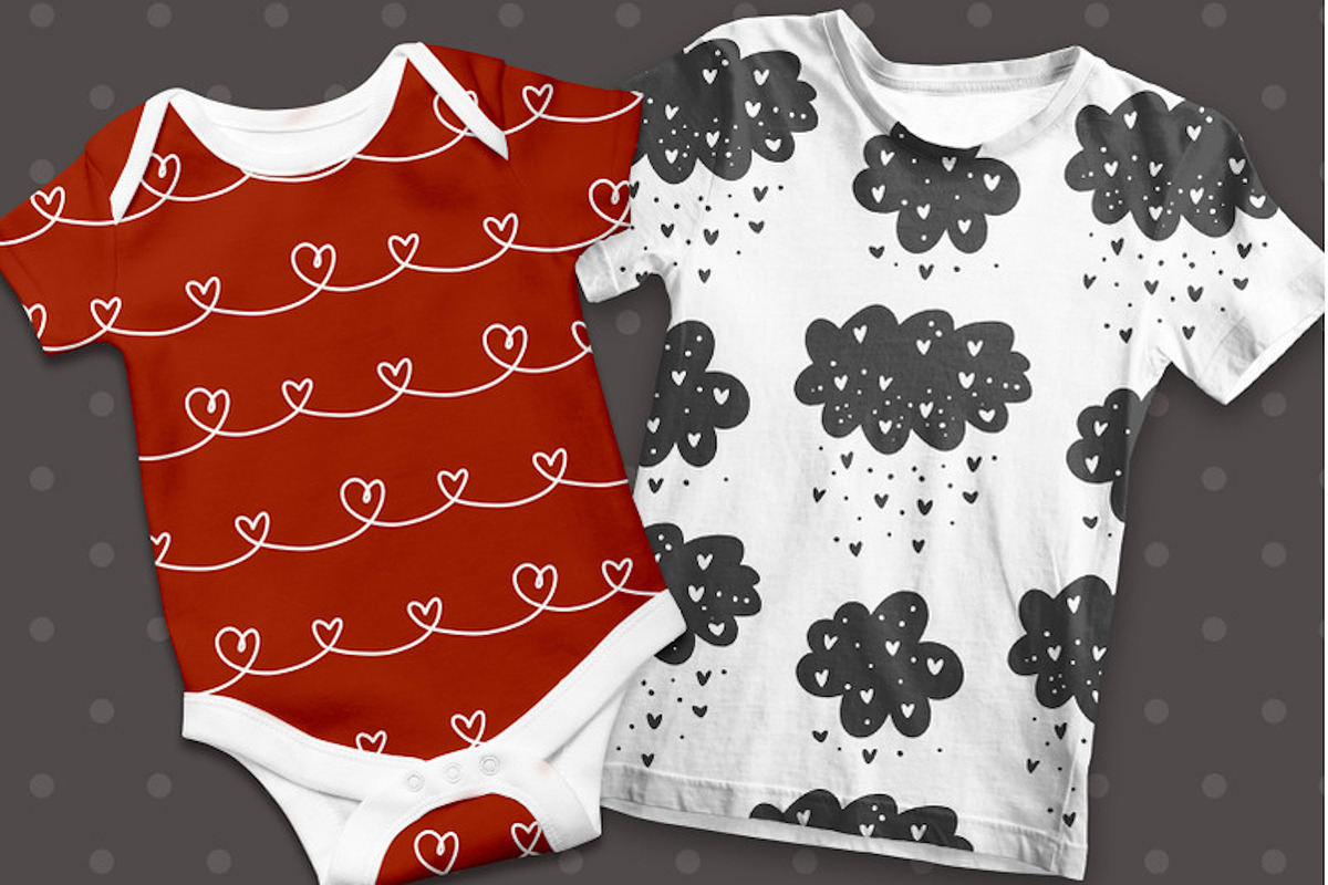 Valentines Day Seamless Pattern Set, a Pattern Graphic by ClipArtRoom (Photo 6 of 7)