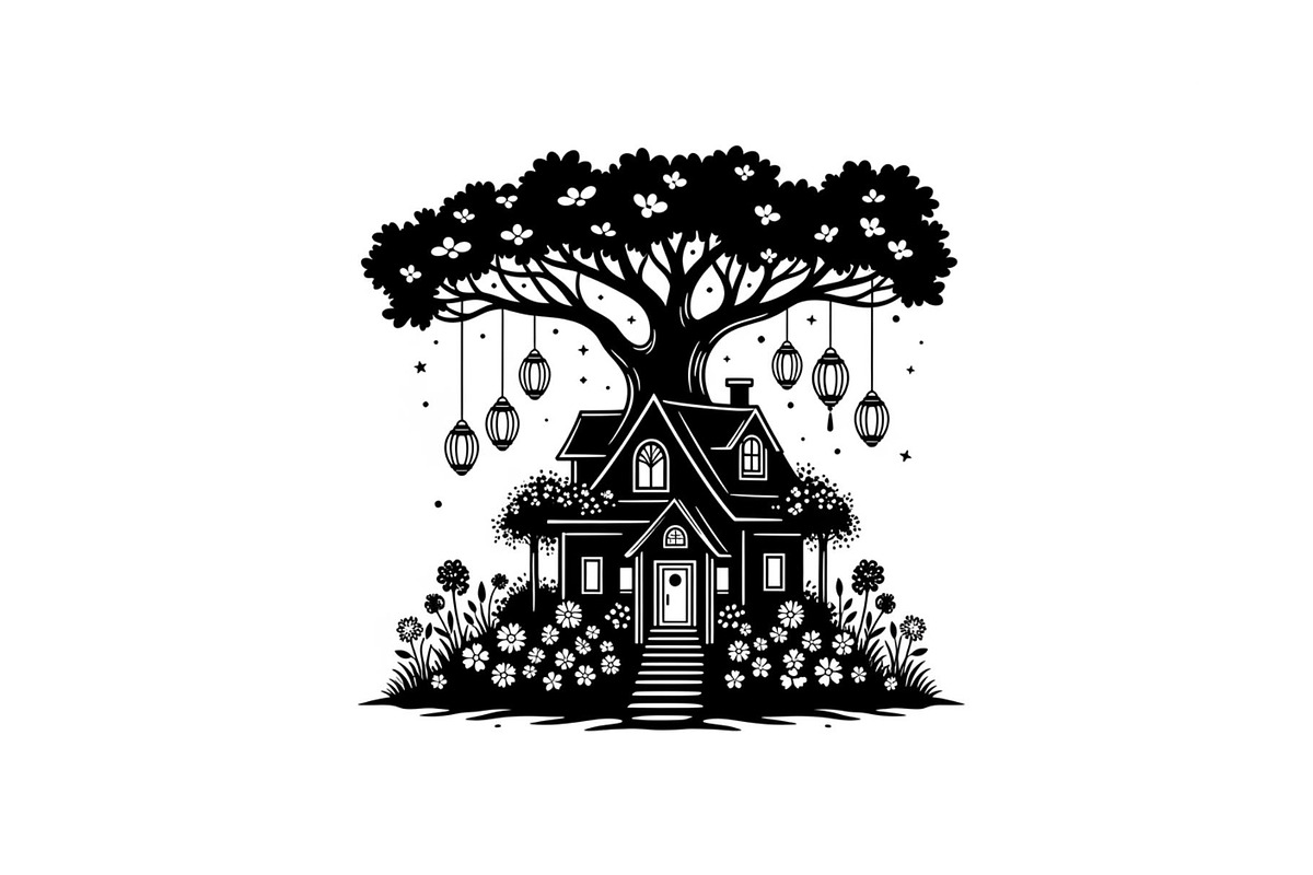 Tree House Silhouette SVG Bundle, an Illustration by jahid234 (Photo 30 of 31)