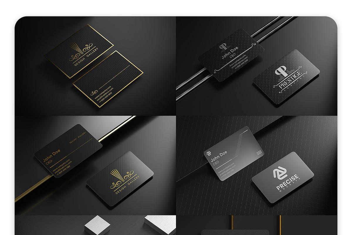 32 Premium Business Cards Mockups, a Print Template by imonedesign (Photo 2 of 4)