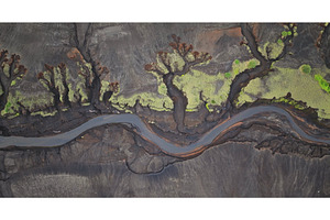 Fiji, Tana Island: River flowing, a Nature Photo by Goinyk