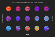 VIBRANT ABSTRACT GRADIENT TEXTURES, a Texture Graphic by ME_COLLAGE (Thumbnail 7 of 26)