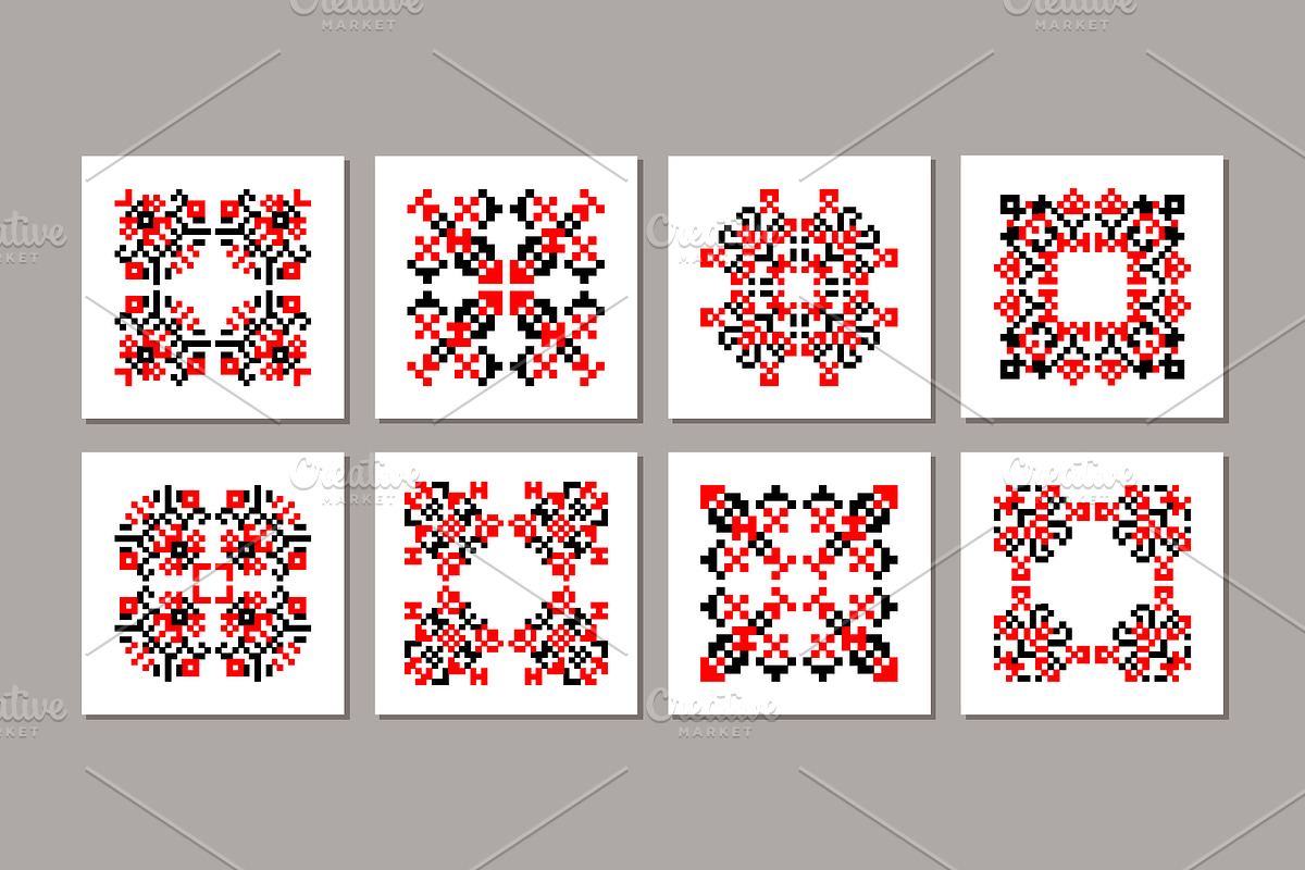 Folk Embroidery Printable Wall Art, a Background Graphic by C Design Studio (Photo 12 of 13)