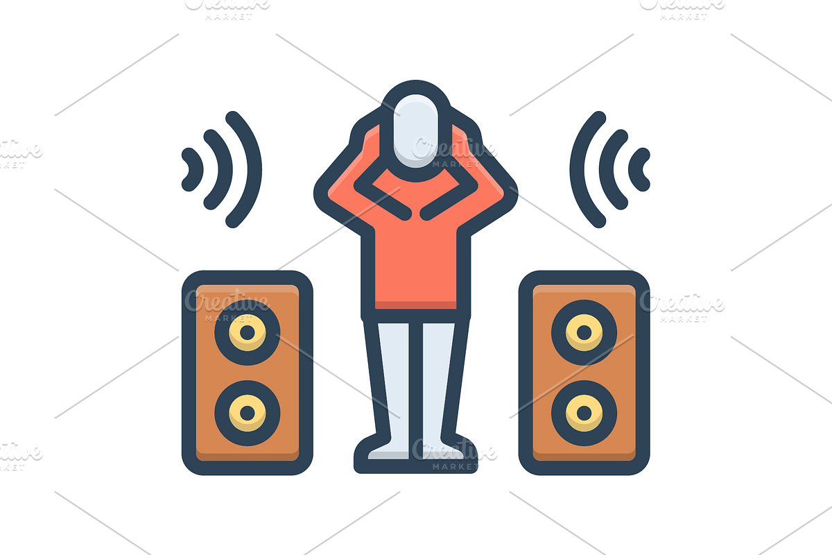 Noise sound color icon, a Duotone Icon by Creative priyanka