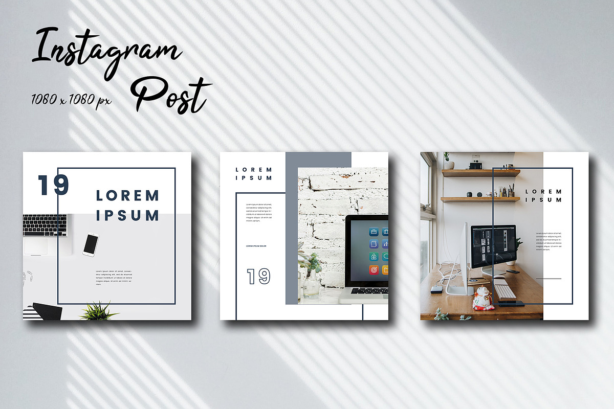 Desk Space Social Media Template, a Social Media Template by Meknya (Photo 4 of 9)