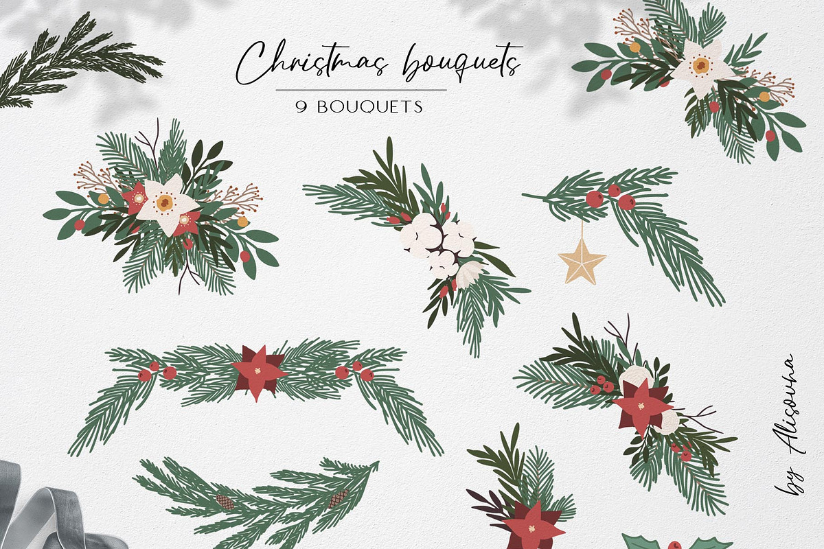 Christmas home collection, a Seasonal Illustration by Alisovna (Photo 2 of 11)
