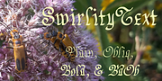 SwirlityText, a Blackletter Font by Ingrimayne Type (Thumbnail 1 of 9)