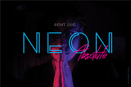 Neon Absolute - Font Duo, a Font by Nirmana Visual