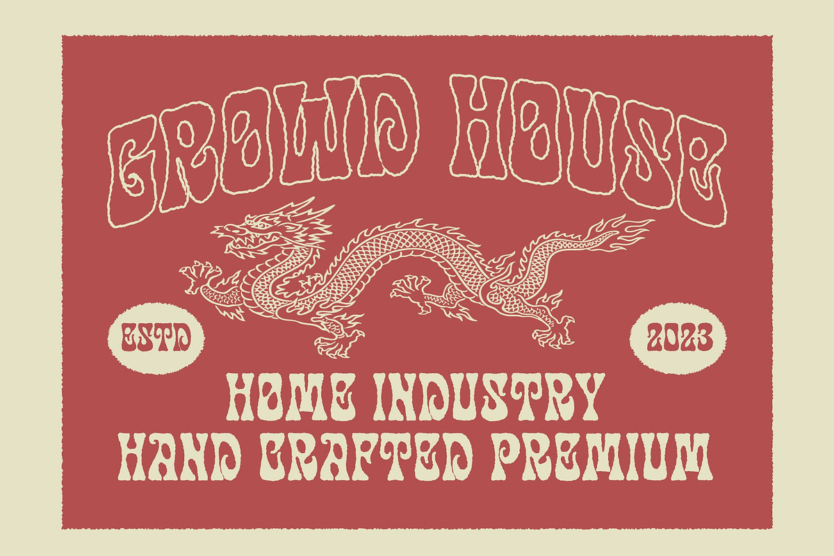 Disco Paradise – a Psychedelic Font, a Slab Serif Font by Blankids Studio (Photo 1 of 10)