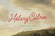 Holany Calira | Monoline Script, a Script Font by gracetype_studio (Thumbnail 1 of 12)