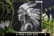 Beautiful Native American Tribal, a Background Graphic by LaseredNinja (Thumbnail 5 of 7)