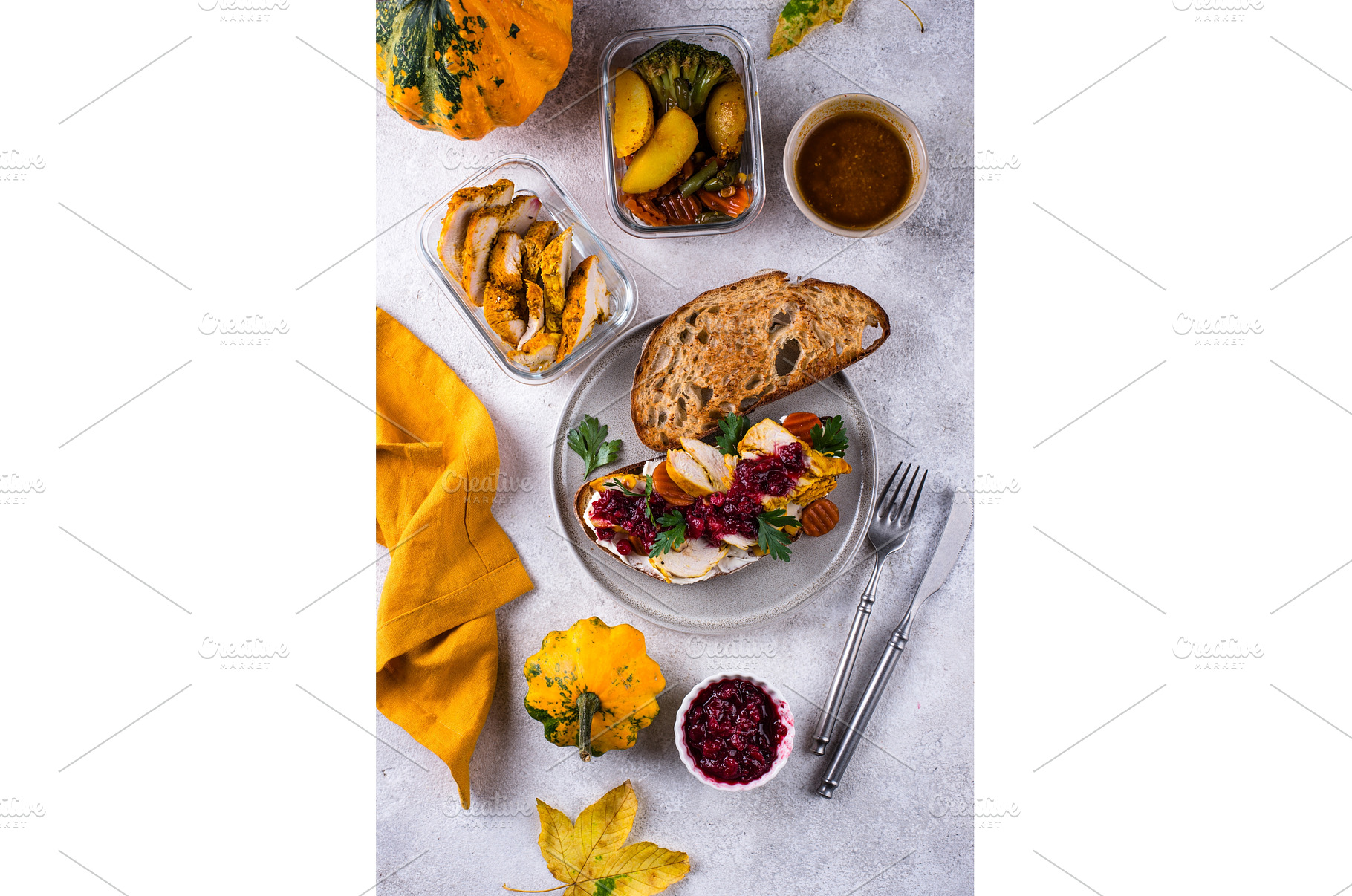 Leftover Thanksgiving day sandwich, a Food & Drink Photo by Yulia Furman
