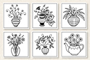 Flowers Vase Coloring Book, a Photo by Wow Magic (Thumbnail 3 of 3)
