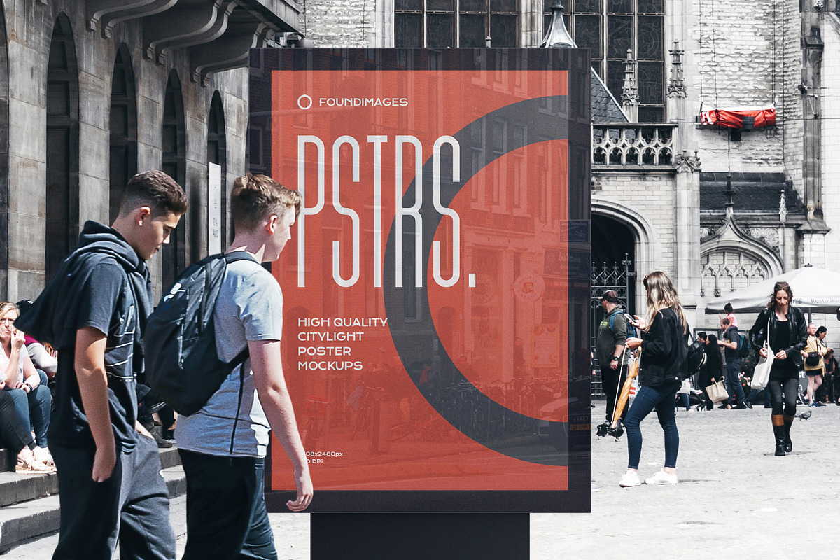Poster outdoor indoor mockup bundle, an Advertising Mockup by FoundImages (Photo 30 of 64)