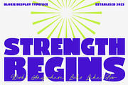 Bloxie Bold Display Font, a Sans Serif Font by Letterhend Studio (Thumbnail 3 of 12)