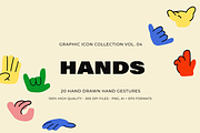 Hands Illustrations Bundle Pack, an Icon by Lotus White-Sugito (Thumbnail 1 of 4)