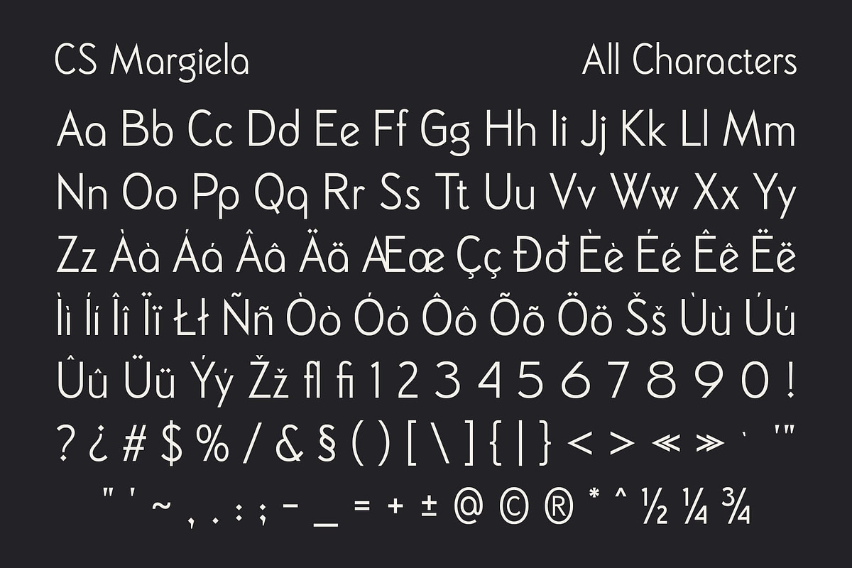 CS Margiela – Contemporary Font, a Sans Serif Font by Craft Supply Co. (Photo 8 of 8)