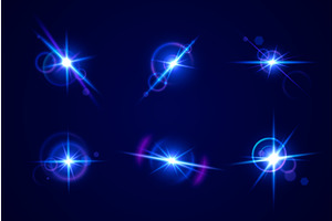 Glint and glare optical effects, an Illustration by art PVP - market