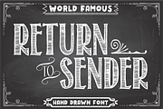 Return To Sender Font, a Font by Tom Kolter Fun Shop (Thumbnail 1 of 3)