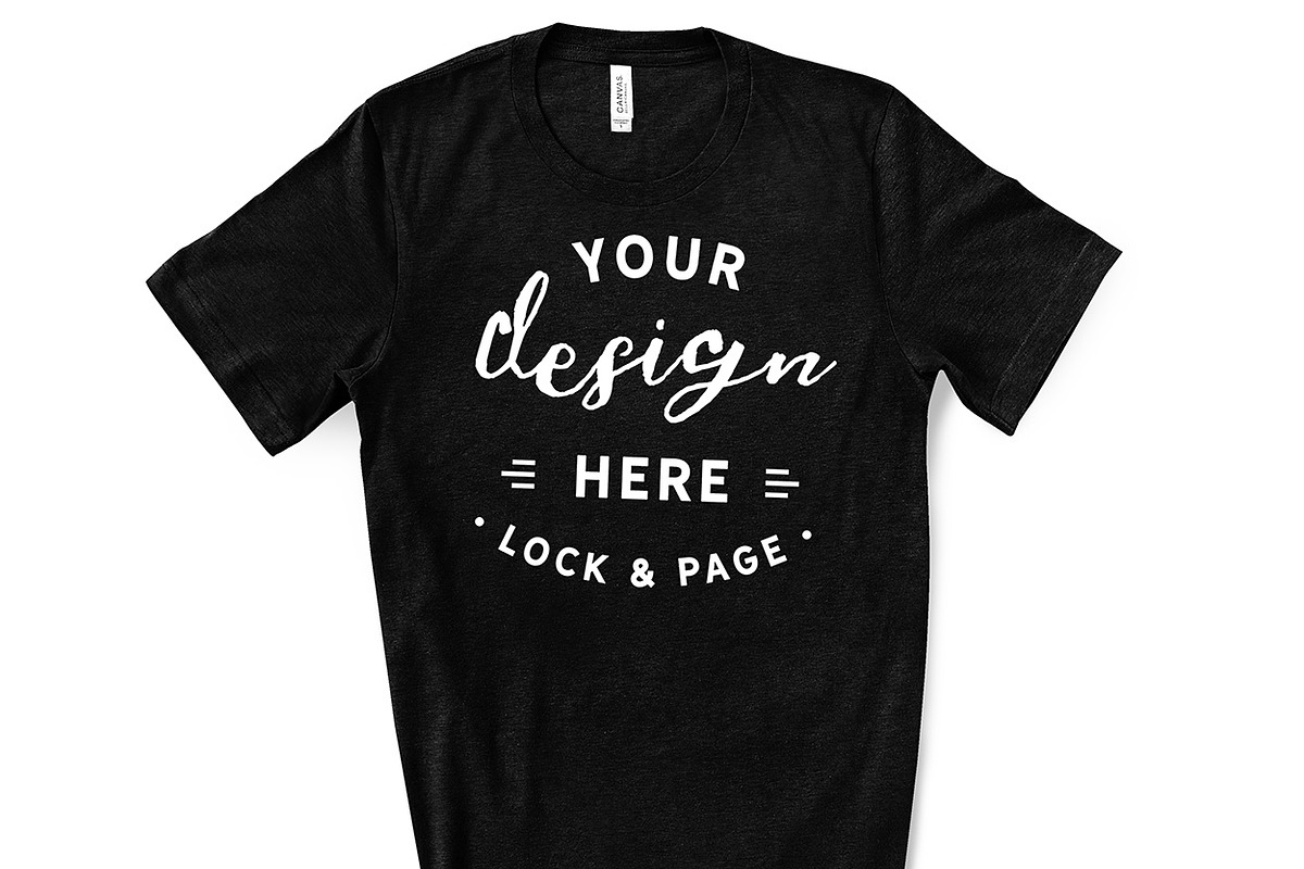 Male Bella Canvas 3001 Mockup Bundle, a Shirt Mockup by lock and page (Photo 10 of 60)