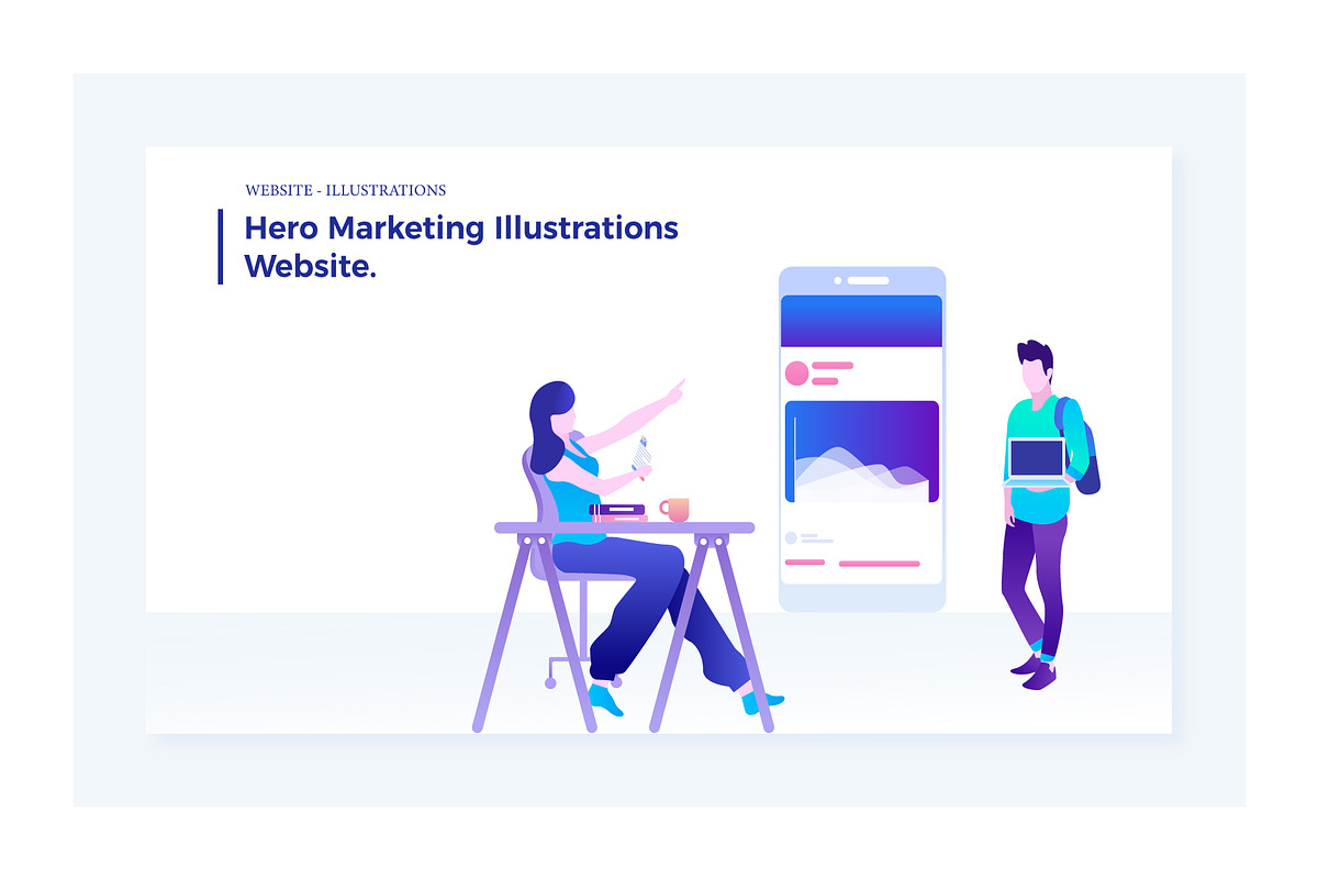 Marketing & Courses Illustrations, an Illustration by marwa_elgendy (Photo 8 of 27)