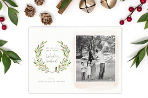 Christmas Card Template Bundle