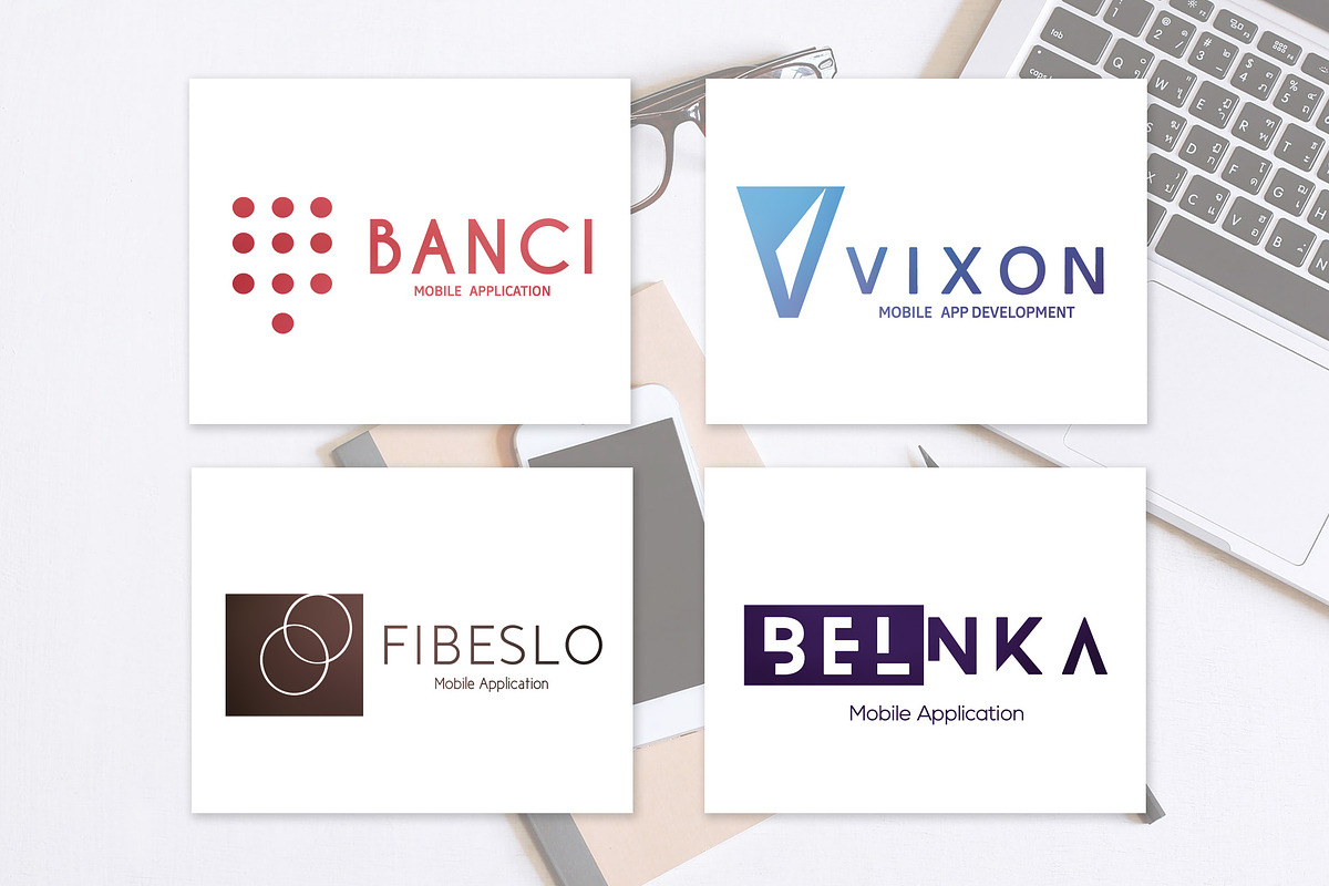 Mobile Application Branding Logos, a Branding & Logo Template by AN Productions (Photo 8 of 22)