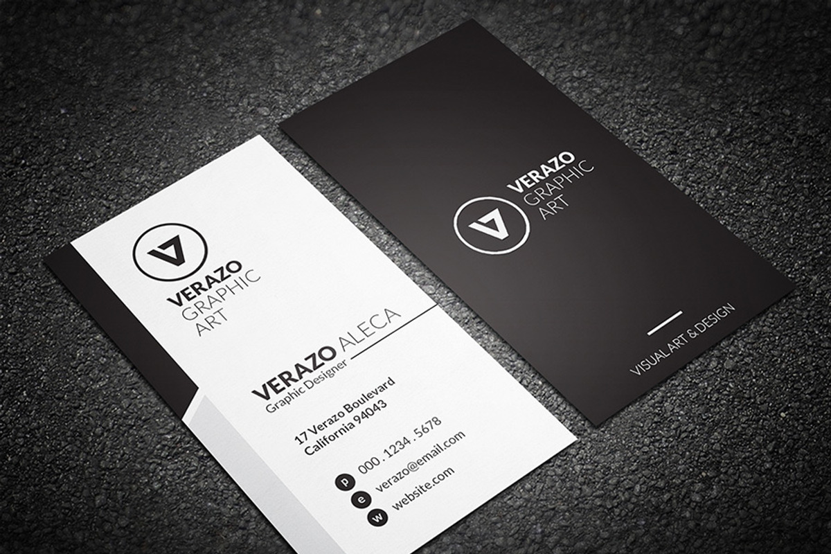 Simple & Clean Business Card, a Business Card Template by Verazo (Photo 1 of 3)