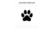 Heartfelt paw print memorial plaque, an Illustration by Amazin_art (Thumbnail 15 of 32)