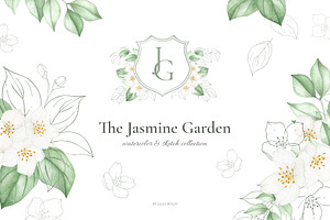 The Jasmine Garden. Watercolors