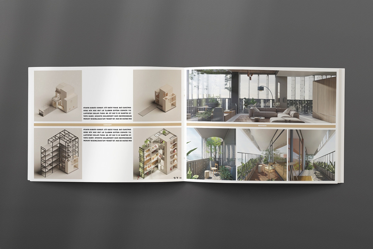 Portfolio Template One - Line, a Presentation Template by Arkishop (Photo 6 of 9)