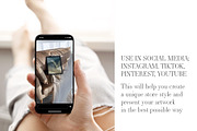 Video Photo Frame Mockup 3x4 Reel ao, an Advertising Mockup by PawMockups (Thumbnail 5 of 11)