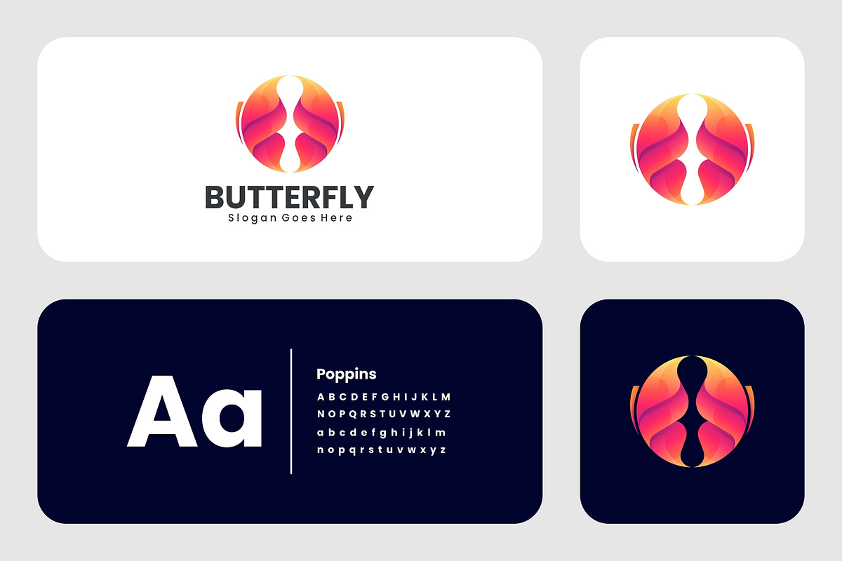 Gradient Modern Abstract Butterfly, a Branding & Logo Template by Artnivora.Std (Photo 2 of 2)