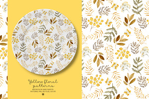 Yellow Floral Patterns