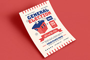 Retro Trendy US Election Day Flyer, a Flyer Template by Guuver (Thumbnail 3 of 3)