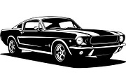 Classic Muscle Car SVG Bundle, an Object Graphic by Creativeshirt (Thumbnail 9 of 13)