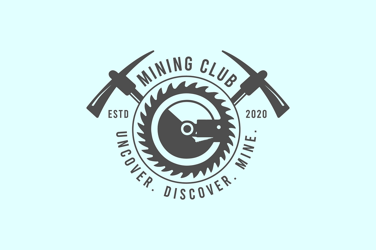 Vintage Underground Mining Logos, a Branding & Logo Template by Billah Hub (Photo 3 of 4)
